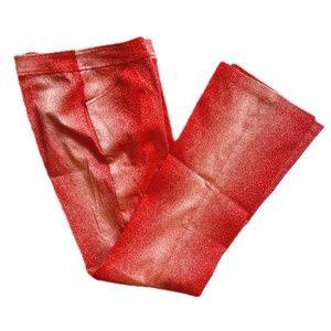Gradient watermelon red elastic bootcut pants W Size 8